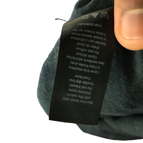 Rag & Bone Shirt Mens SP Green Blue Plaid Button Down Long Sleeve Collar Cotton - Picture 10 of 10